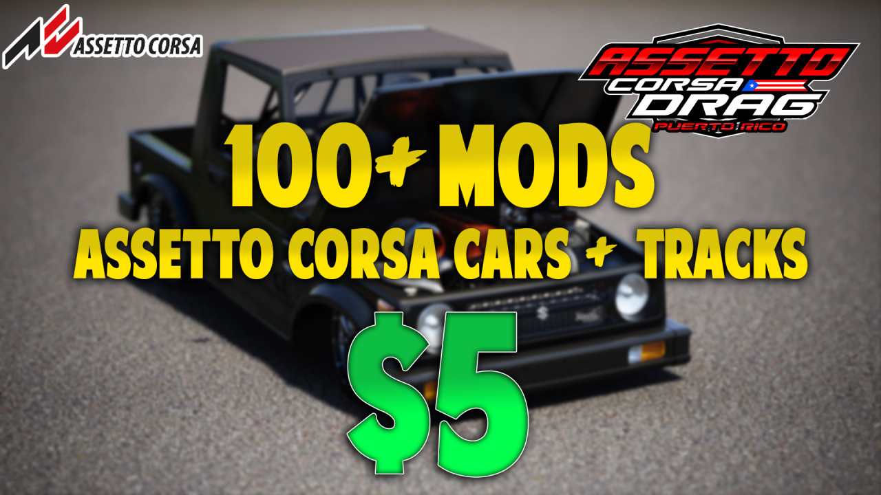 🚗 100+ Assetto Corsa Cars Drag + Street
